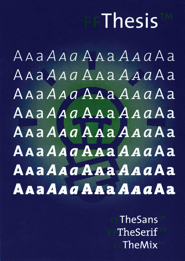 thesis font family